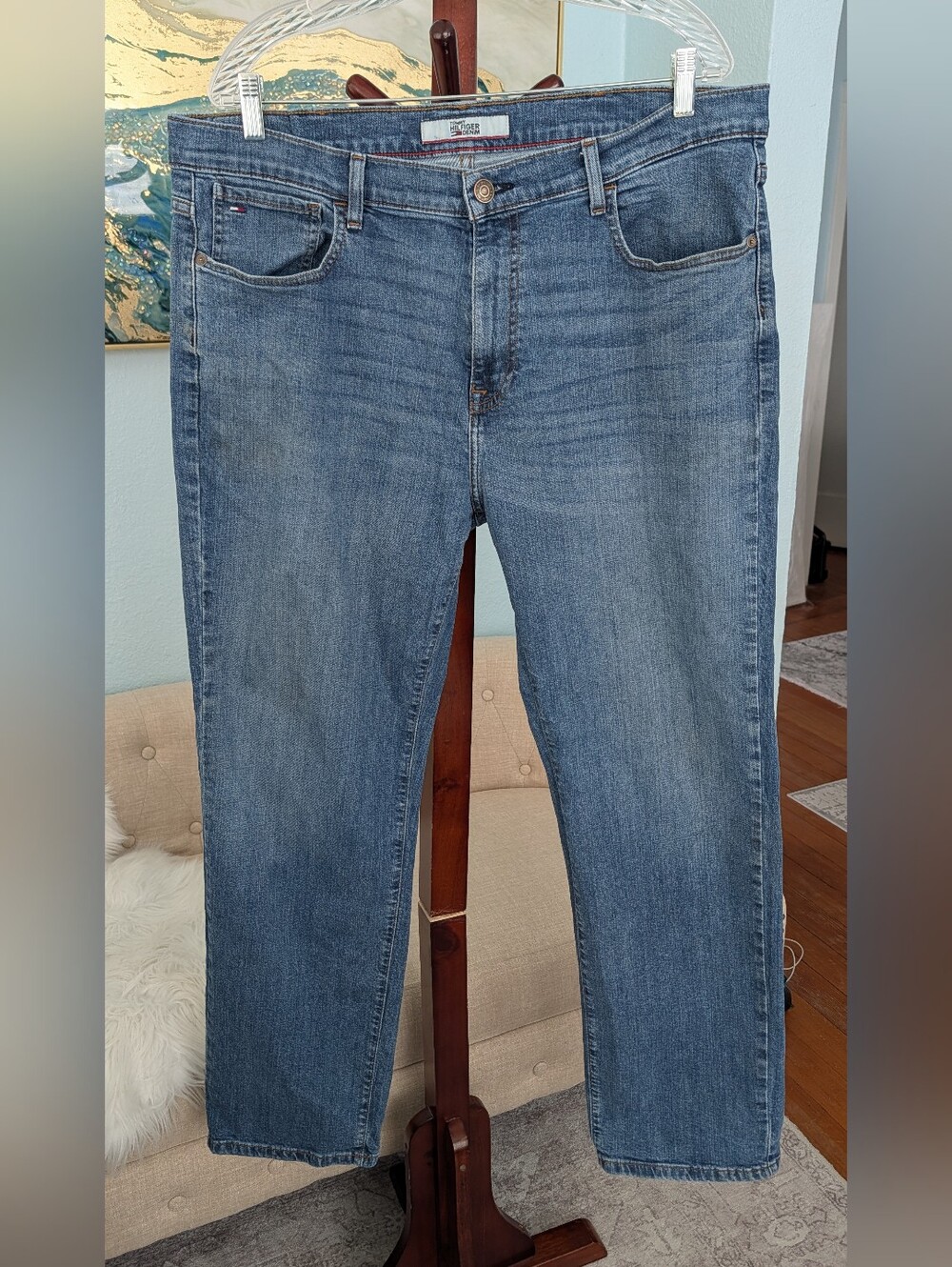 Tommy Hilfiger Women's Blue Denim Jeans Sz 14